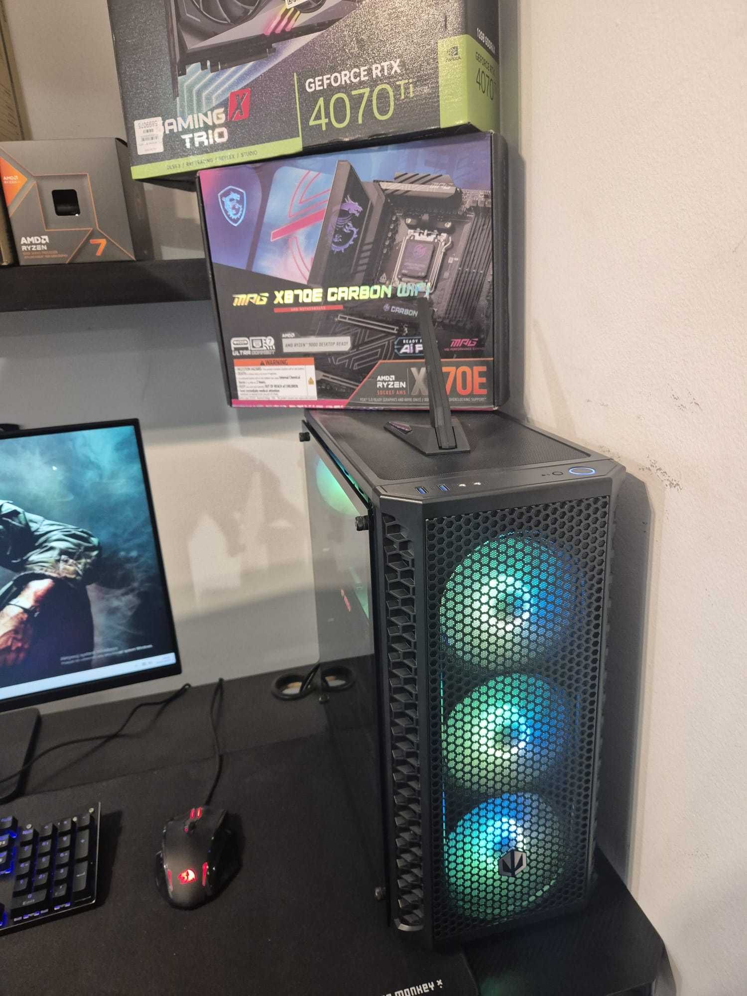 BESTIA komputer gamingowy ryzen 7 rtx 4070ti