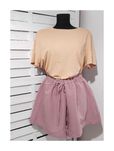 Shein, liliowe krótkie spodenki, rozm. 3XL, 46, plus size, fioletowe