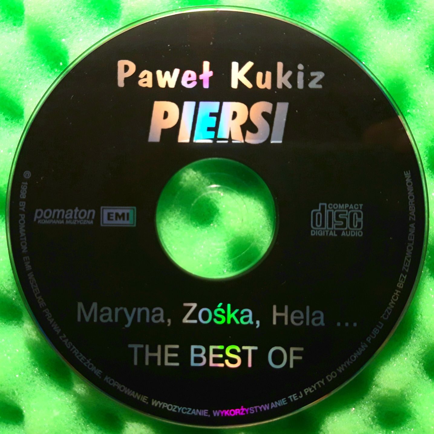 Paweł Kukiz, Piersi – Maryna, Zośka, Hela... The Best Of (CD, 1998)