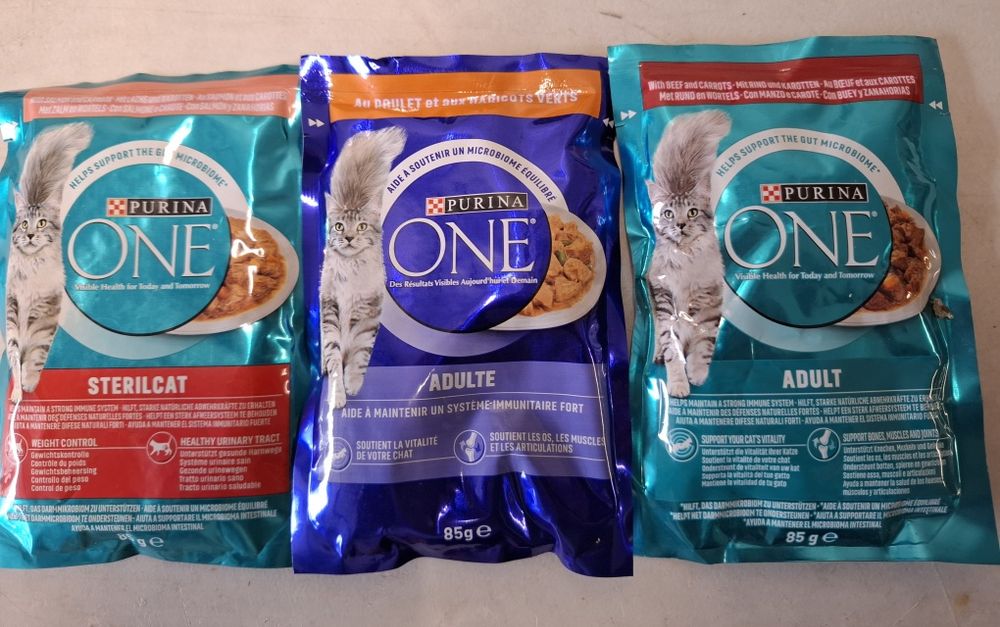100szt×85gram.Purina One mix.