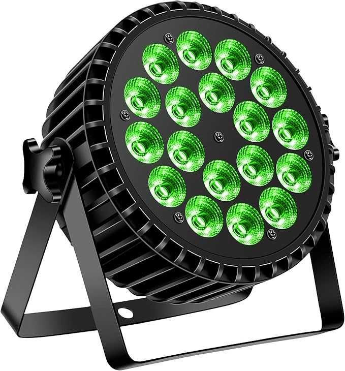 Reflektor sceniczny 200W 18 LED DMX RGBW swiatła dyskotekowe
