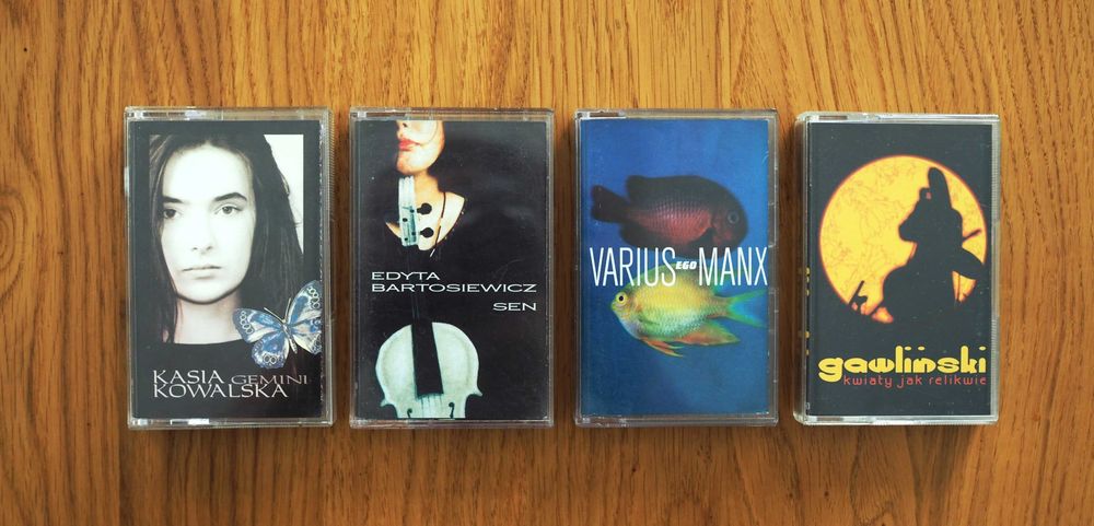 Bartosiewicz, Kowalska, Gawliński, Varius Manx, cztery kasety