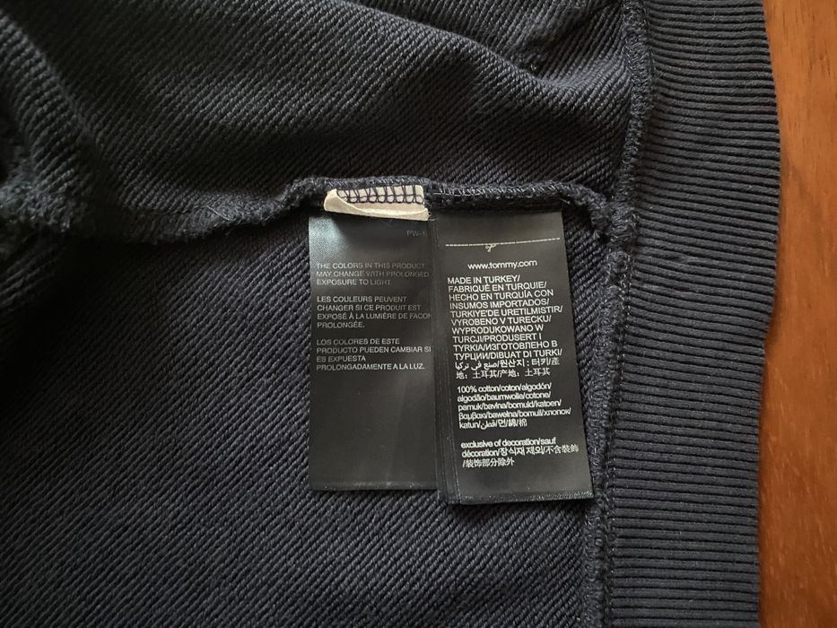 Casaco fecho com carapuço azul menino Tommy Hilfiger 9meses