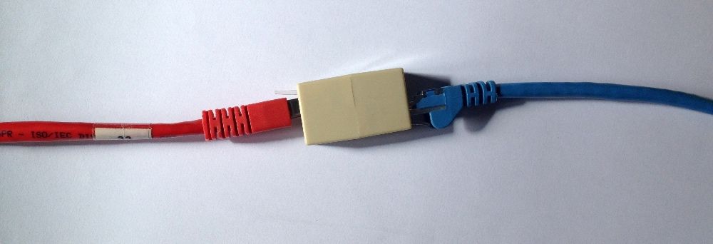 ZŁĄCZKA KOSTKA POŁĄCZENIOWA RJ45 ethernet przedłużacz internet NOWA