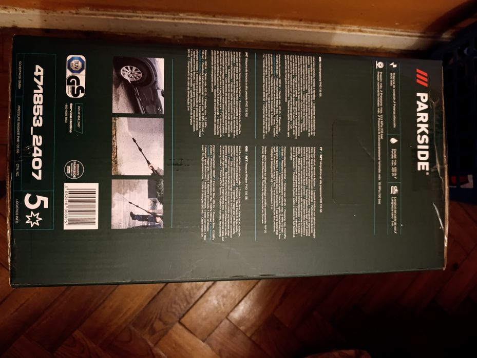 Lavadora alta pressão Parkside Lidl 1800W