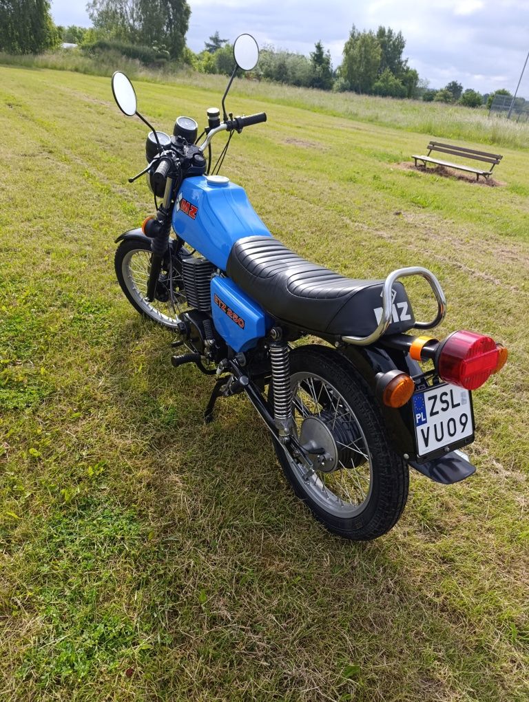 MZ ETZ 250 zarejestrowana po renowacji