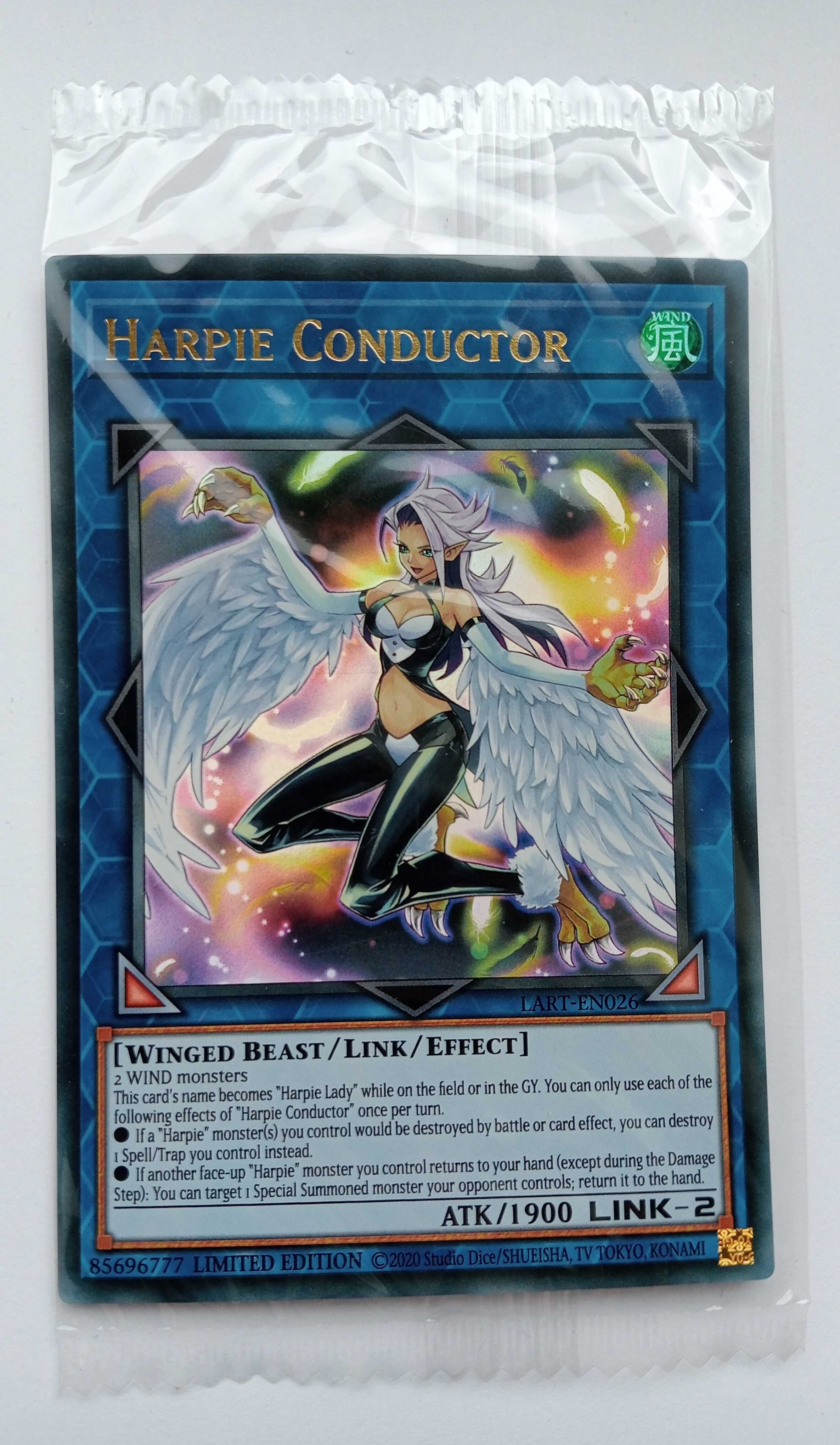Karta YUGIOH Harpie Conductor HOLO Bez Cenzury!