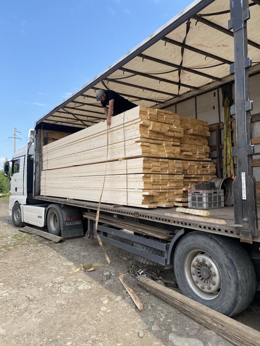 Пиломатеріали сухі строгані для каркасу, дошка стругана 25 45