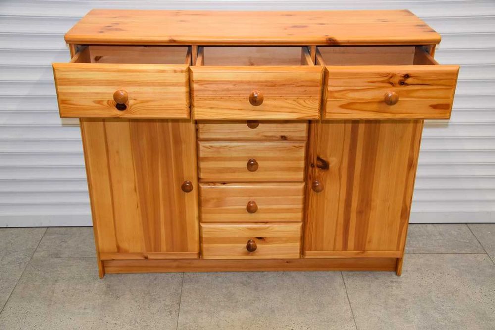 komoda z drewna sosnowego - jak nowa