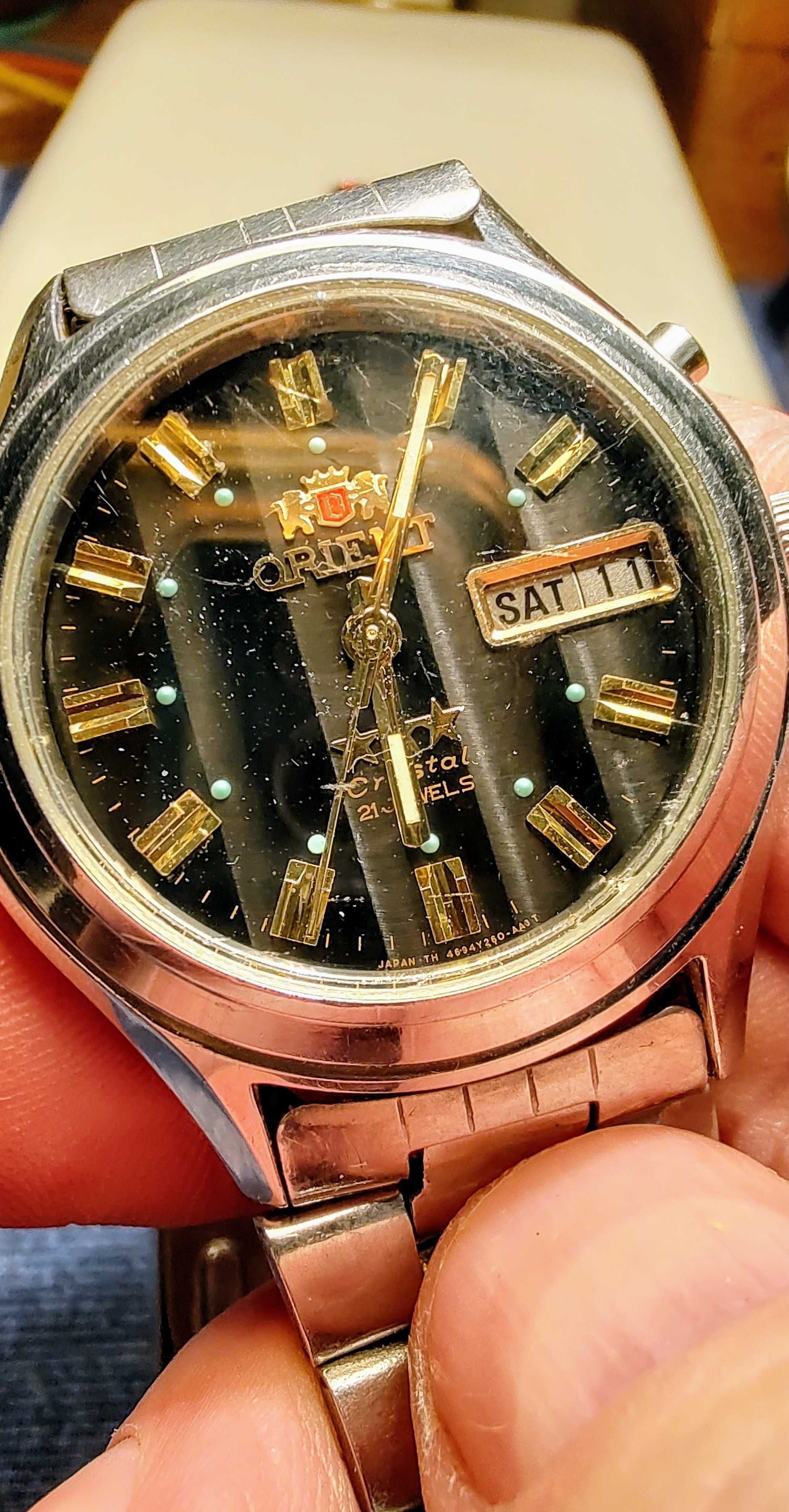Мужские наручные часы Orient 21 jewels с автоподзаводом, Япония
