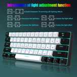 Snpurdiri 60% Teclado Mecânico