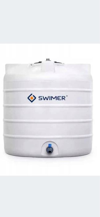 Zbiornik na deszczówkę naziemny 2000l SWIMER TANK bialy nieuzywany