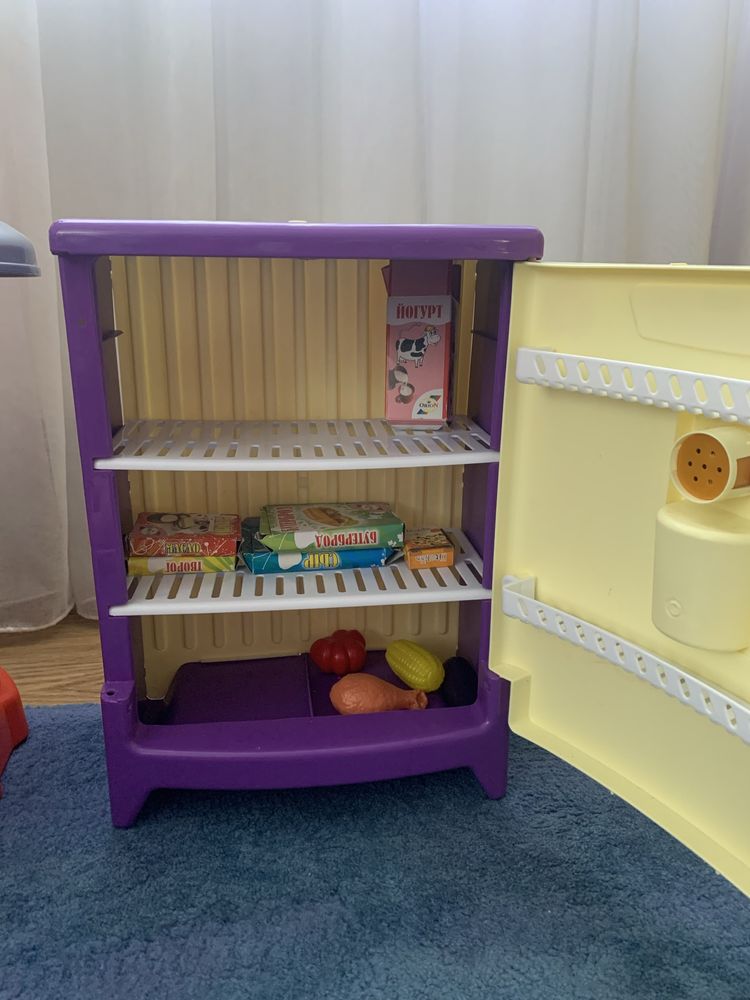 Дитяча кухня, холодильник, іграшкова кухня, іграшковий холодильник