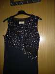 Vestido de Gala preto com lantejoulas (NOVO)