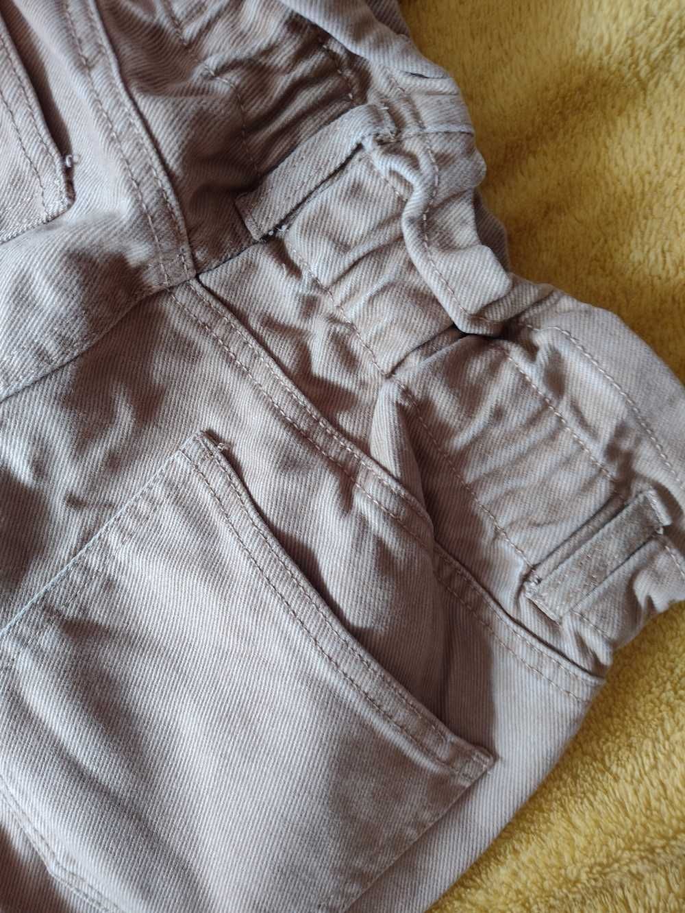 Brązowe spodnie boyfriendy jeans roz. S/36