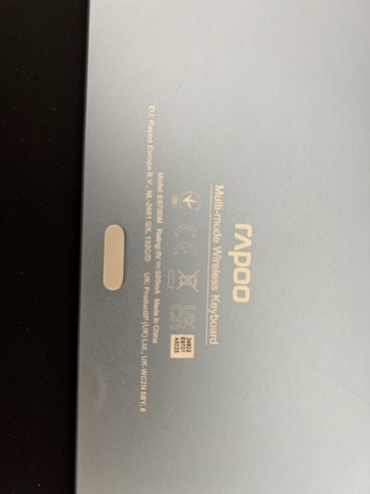 Teclado sem fios Rapoo E9700M