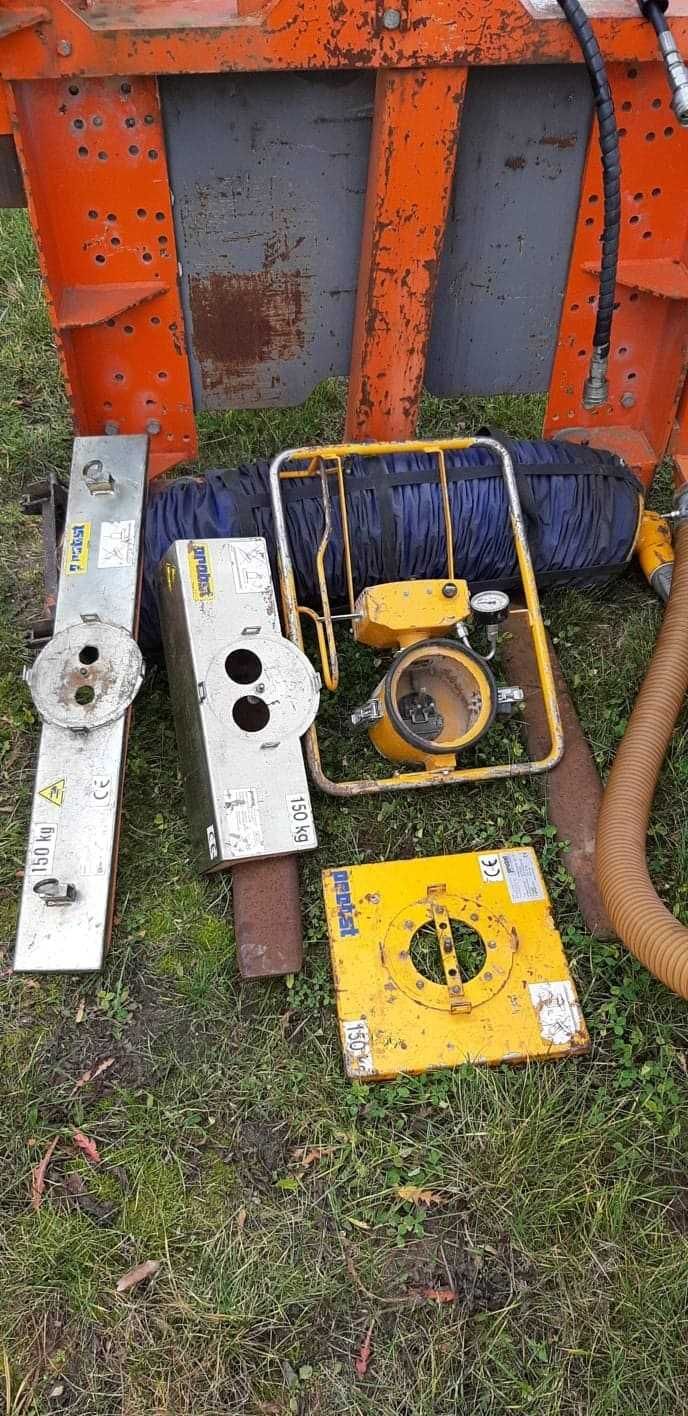 ukladarka do krawężników, PROBST zasilana z układu hydraulicznego