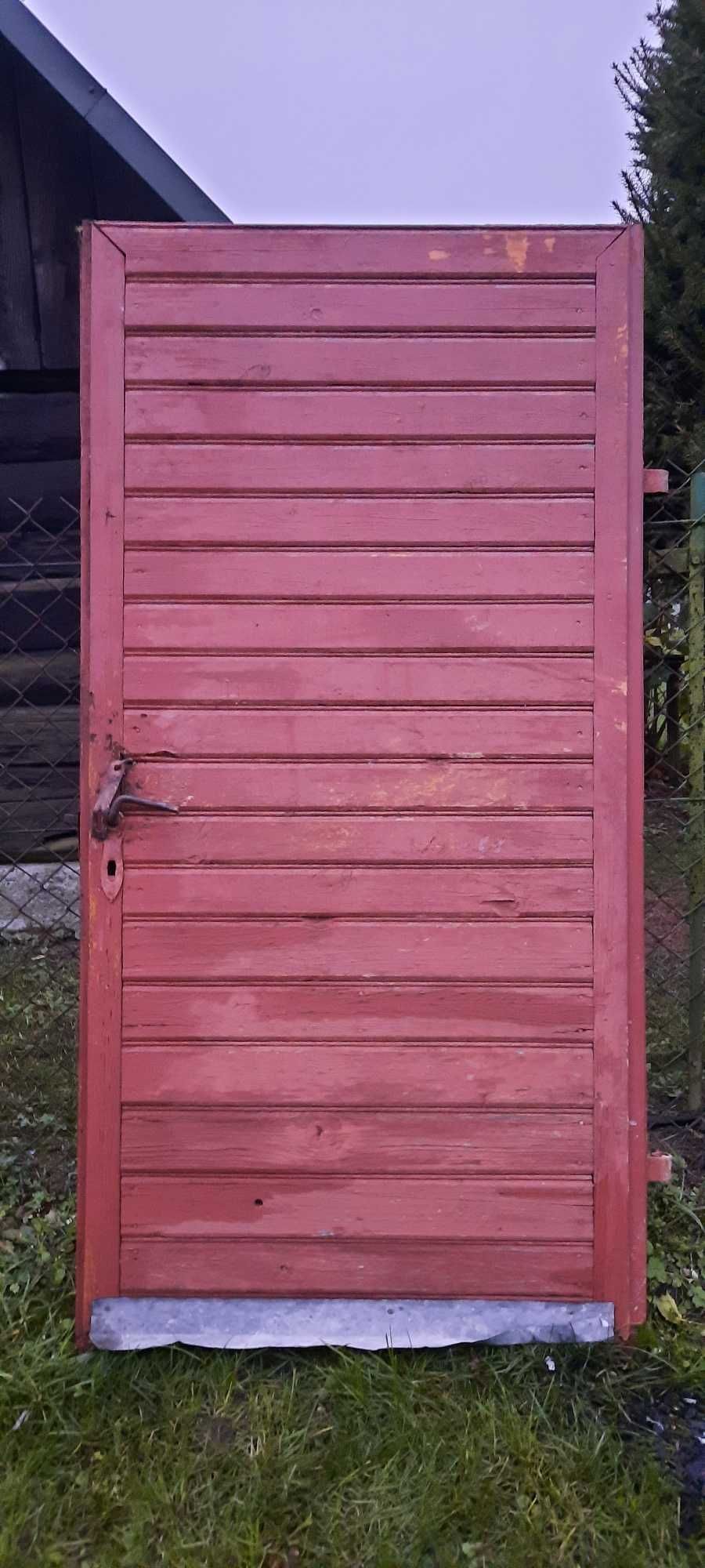 Solidne drzwi drewniane 3 szt.