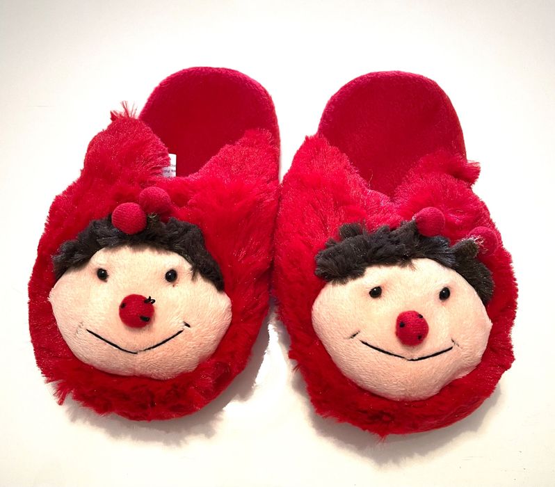 Chinelos joaninha - tamanho 24/25 (novos)