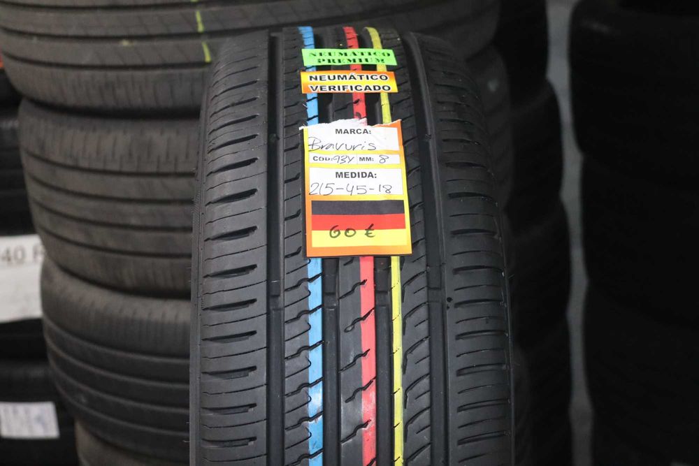 PNEUS SEMI-NOVOS COM 90% PISO 215 45 R18