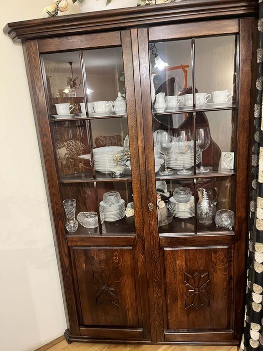 Komplet mebli dębowych