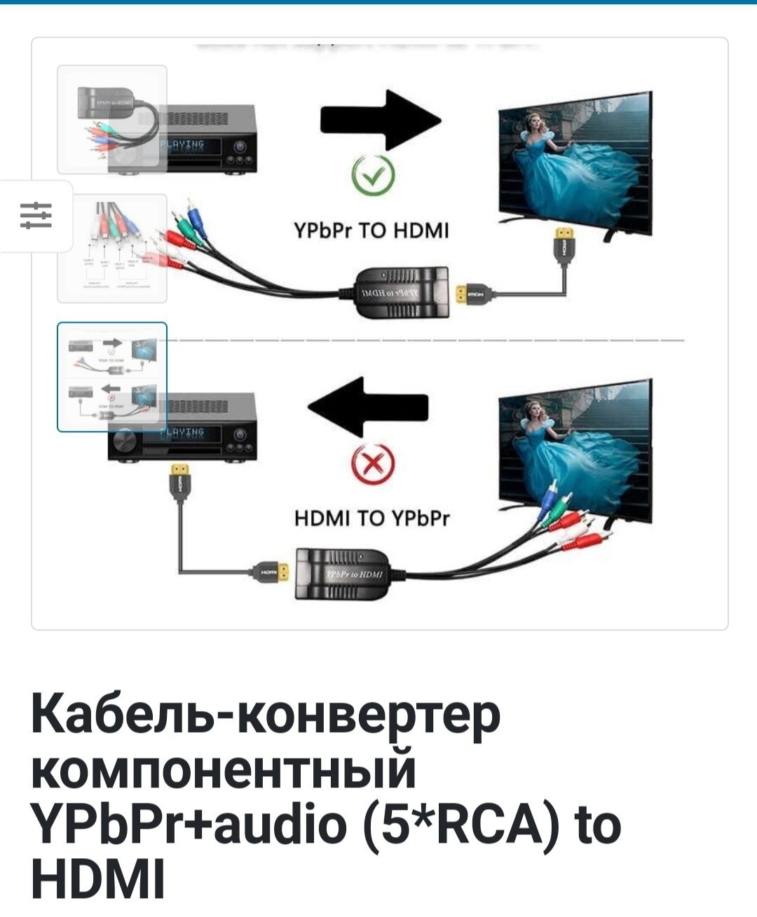 Кабель питания, конвертер, переходники стерео и моно,