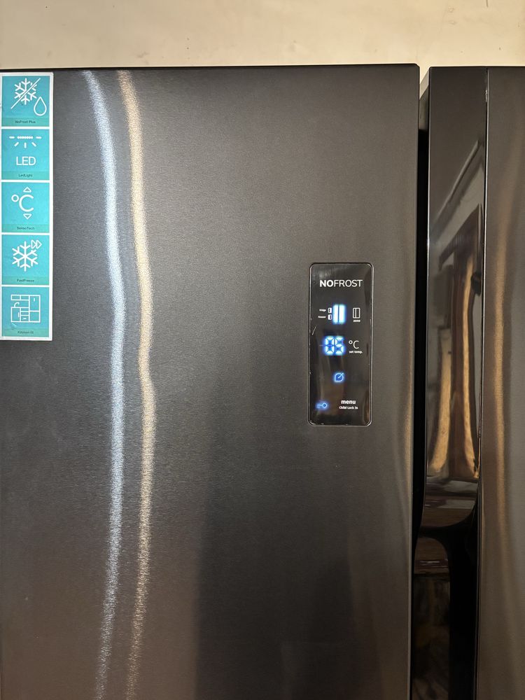 Холодильник інверторний Gorenje NRS918EMB, Side by Side, 2021 року