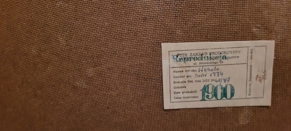 Reprodukcje obrazów prl