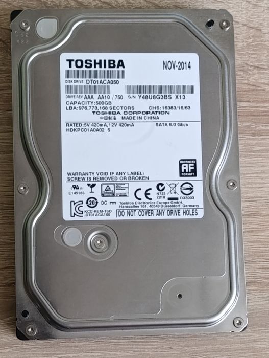 Жорсткий диск Toshiba