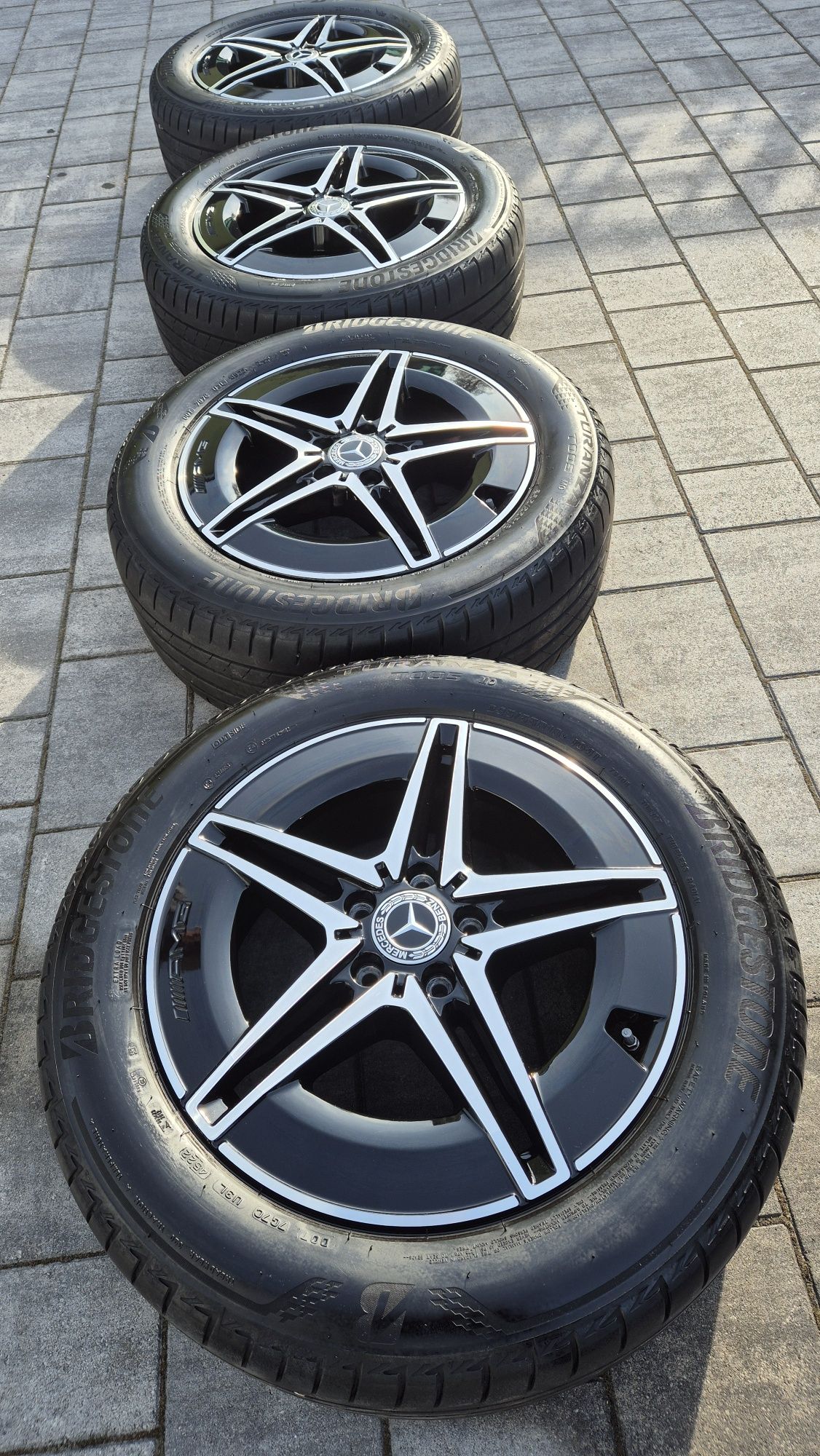 Alufelgi 5x112 Mercedes GLC AMG R18 koła, opony 235/55 R18