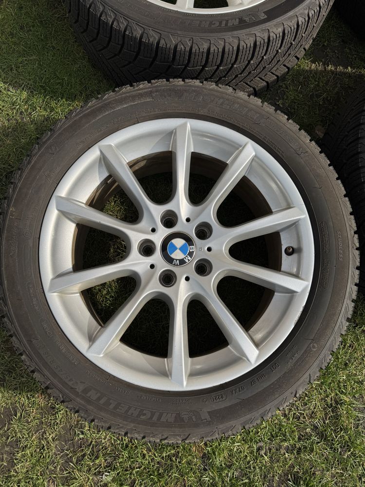 Bmw f10 f11 koła zimowe 18 styling 281 opony Michelin X-Ice 8mm 5x120