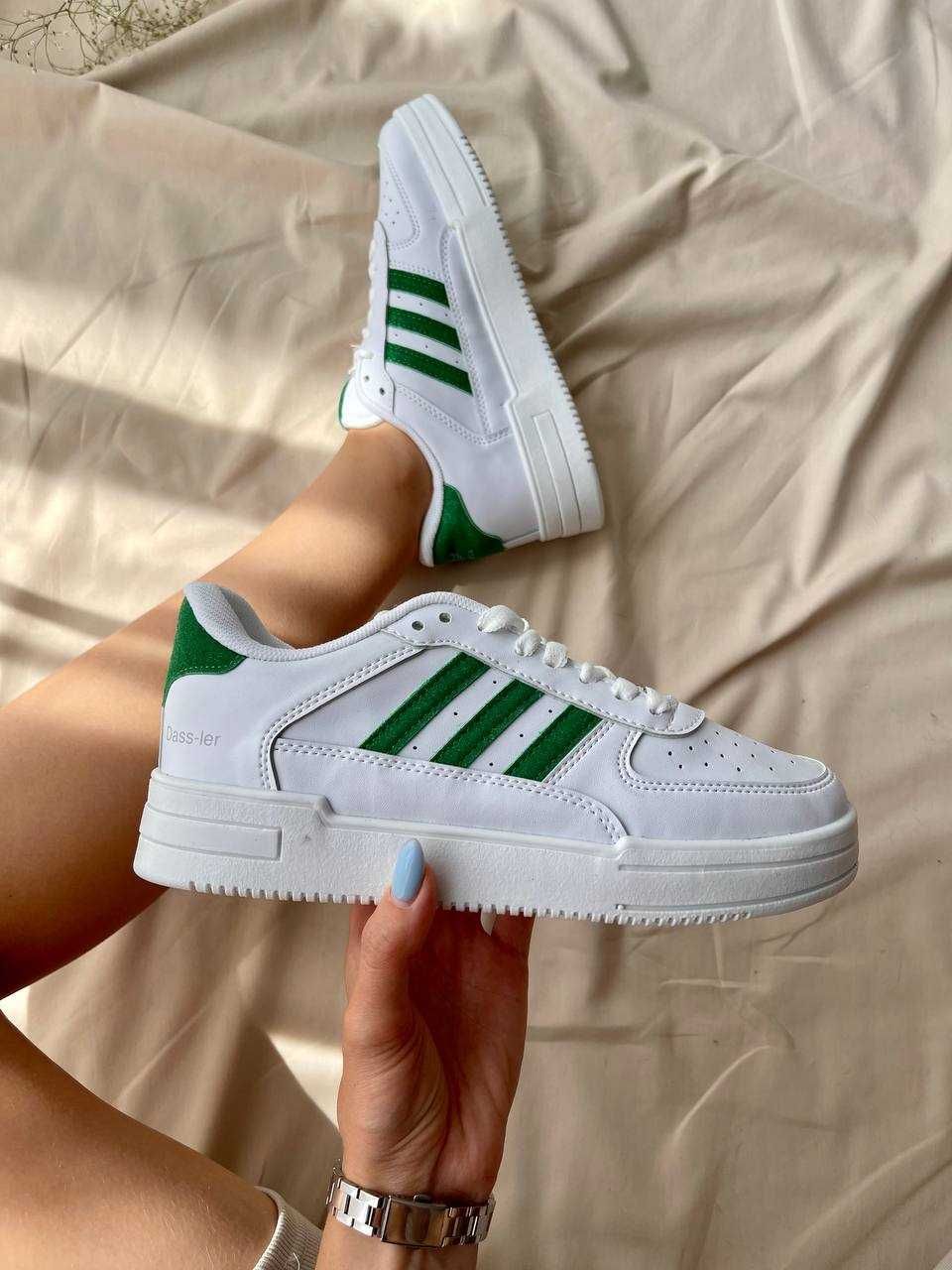 АКЦІЯ! Чоловічі кросівки Adidas Dass-ler ‘White Green’ (41 р.)