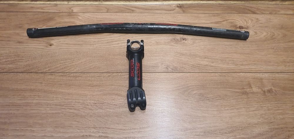 Rowerową kierownica carbonowa mostek