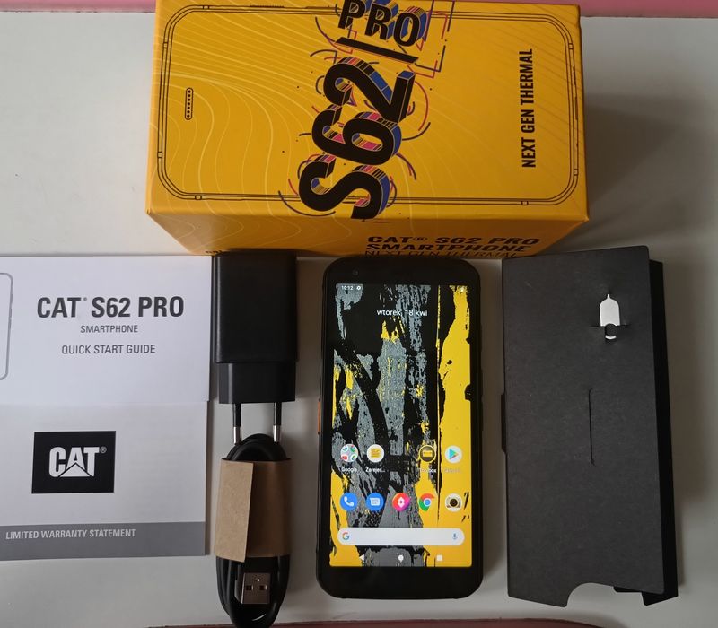 CAT s62 pro 6/128GB Nowy Termowizja