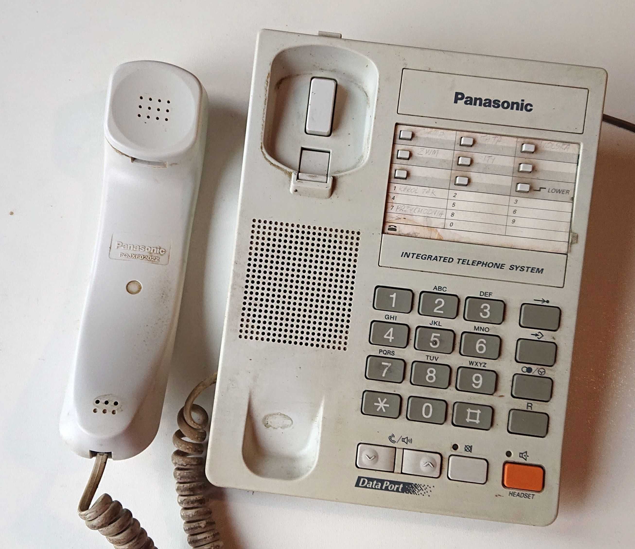 Biurowy telefon stacjonarny Panasonic KX-TS15PD-W