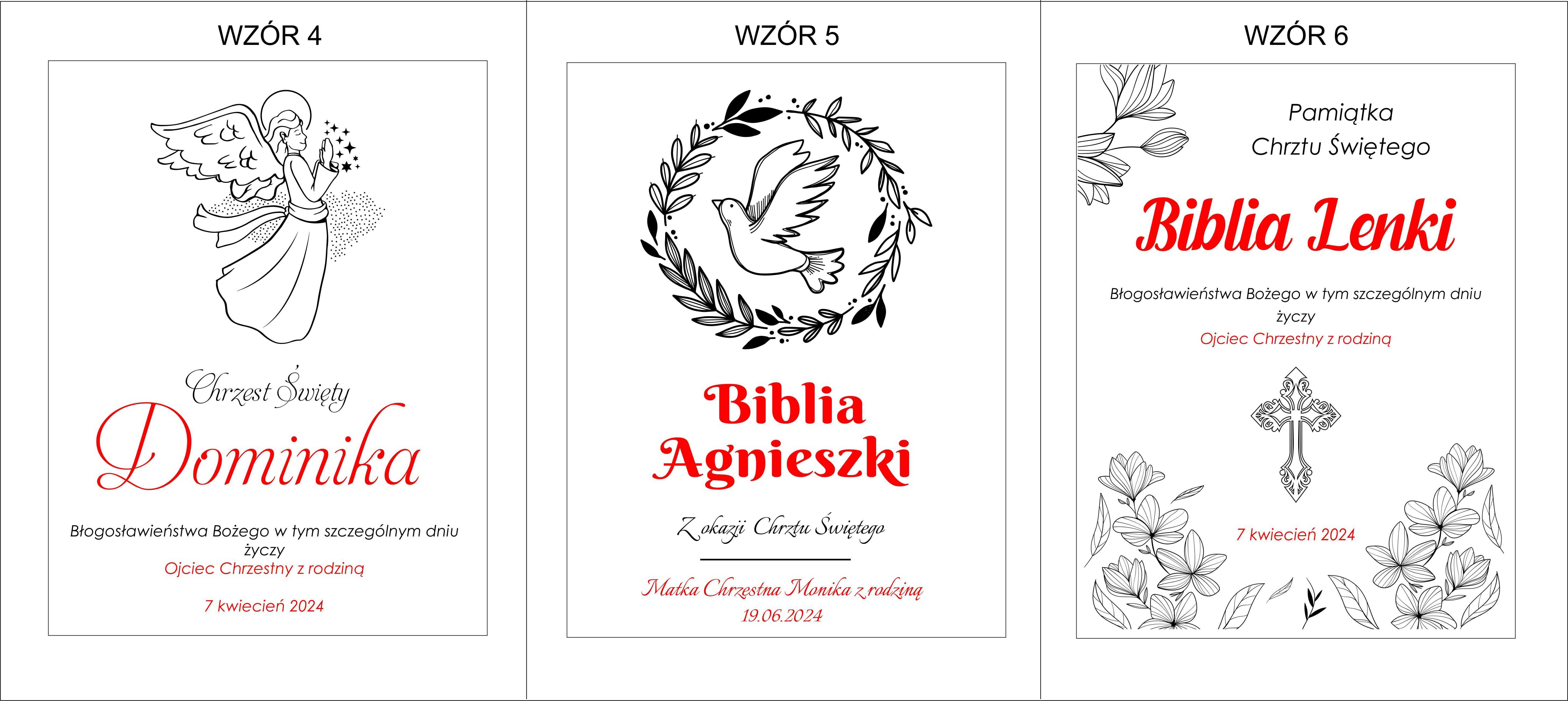 Białe pudełko na biblię z grawerem + Biblia, KOMUNIA,CHRZEST