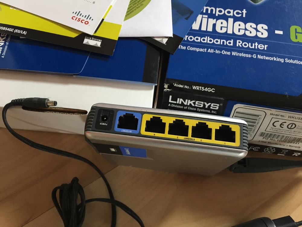 Router Linksys wrt54gc ver.2.0