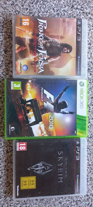 Prince of persia the forgotten sands/Elder scrolls 5 skyrim/F1 2010