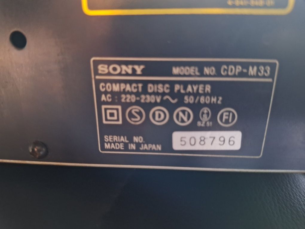 Sony odtwarzacz cd