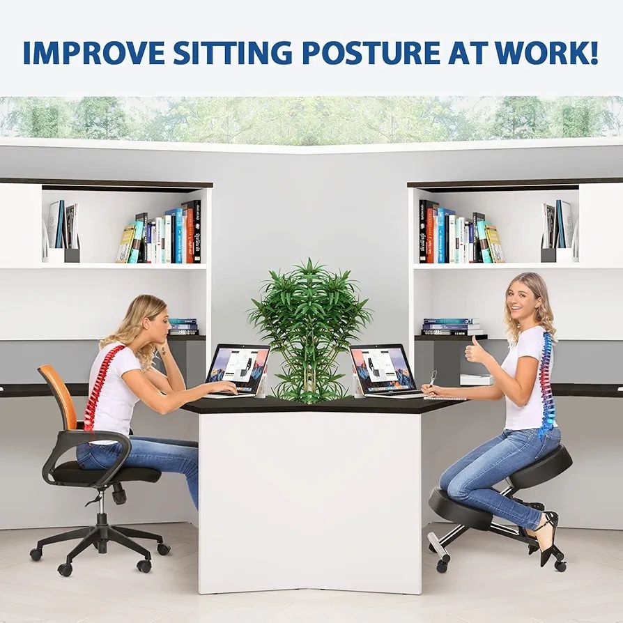 Krzesło ergonomiczne korygujące kleczące Himimi N346