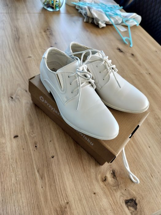 Alba komunijna 140 Polar komunijny koszulka termiczna Buty komunijne34