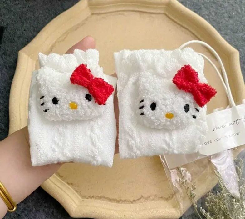 1 Пара нових Sanrio для for hello kitty для for hello kitty Тепло-білі