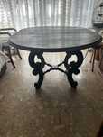 Mesa extensível antiga + 8 cadeiras