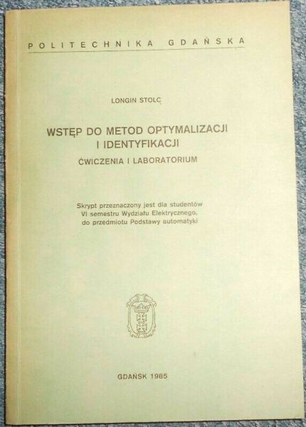 Wstęp do metod optymalizacji i identyfikacji