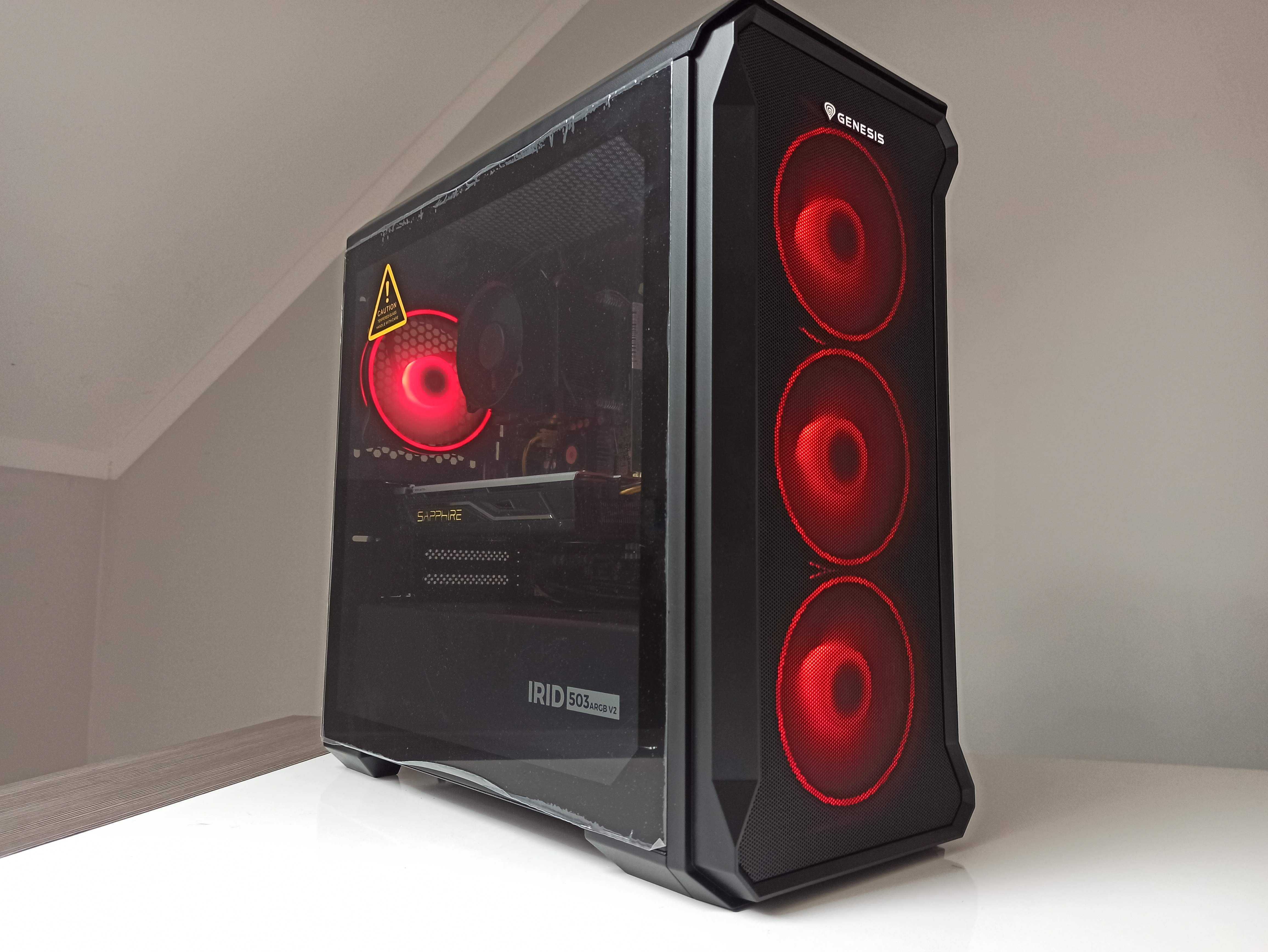 Komputer Gamingowy Intel 16x3,40GHz/16GB RAM/RX 580 8GB/1TB +256GB/SSD