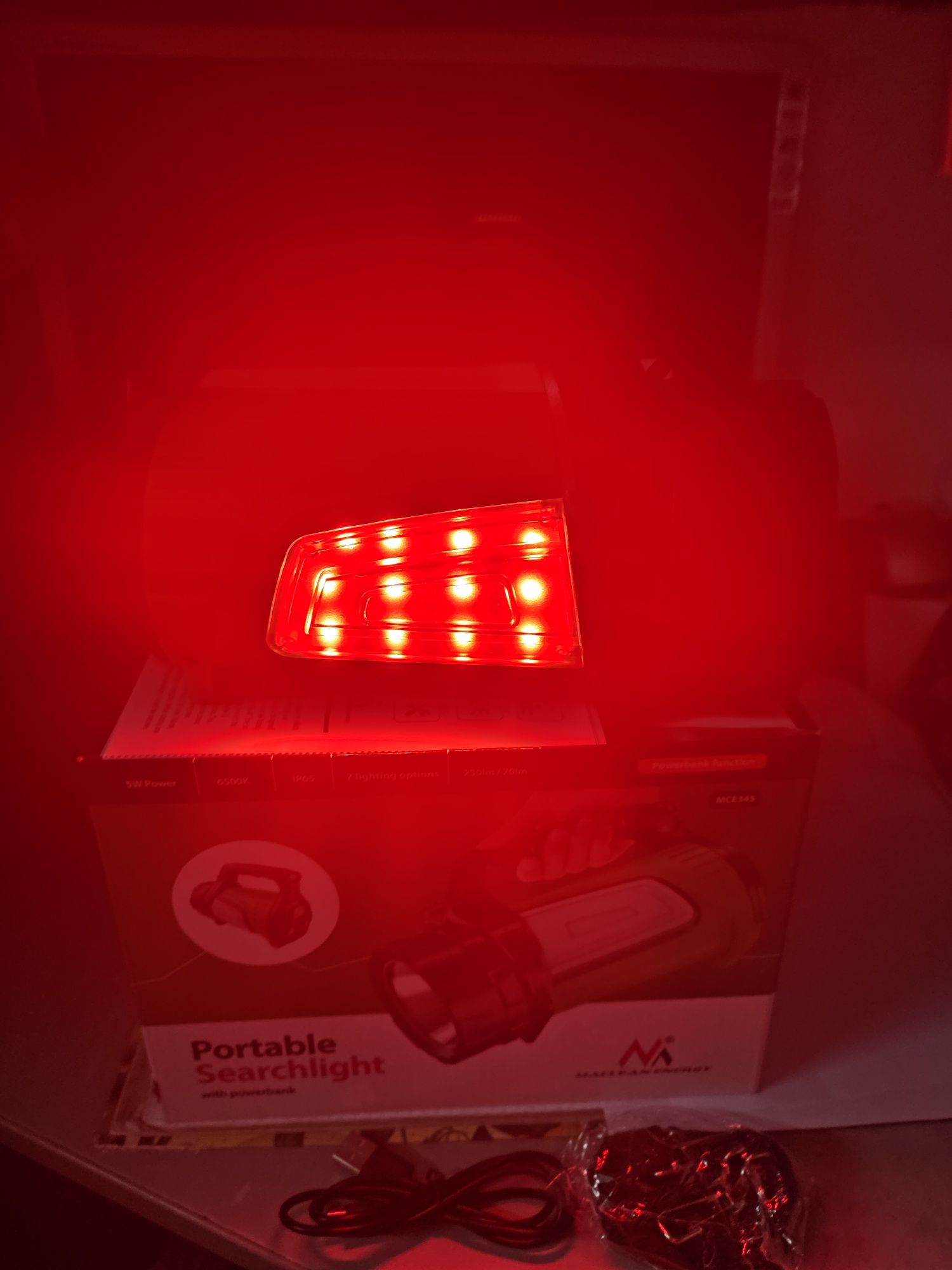 Фонарик лед 3 в 1 на акамуляторі 4000 mAh