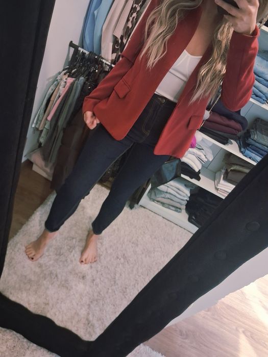 Marynarka mano bordowa