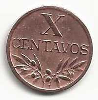 X Centavos de 1958 Republica Portuguesa