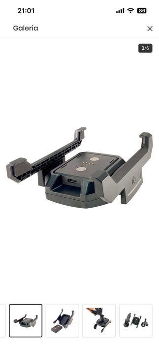 Uchwyt swmochodowy, rowerowy HAMMER Mount Holder Czarny Nowy