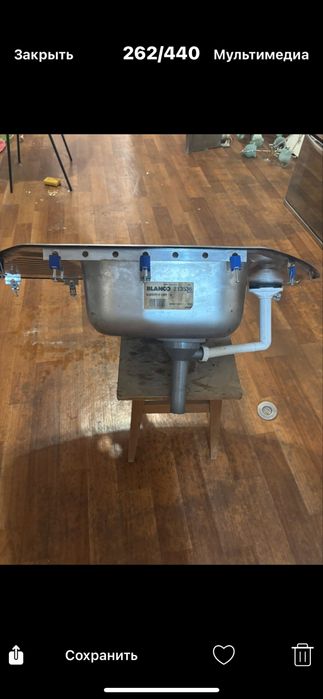 Мойка с краном в хорошем состоянии ,нержавейка